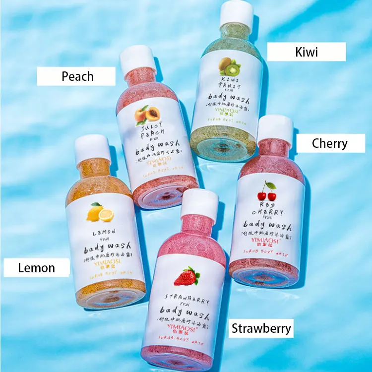 Отшелушивающий нежный увлажняющий отбеливающий гель для душа с логотипом на заказ