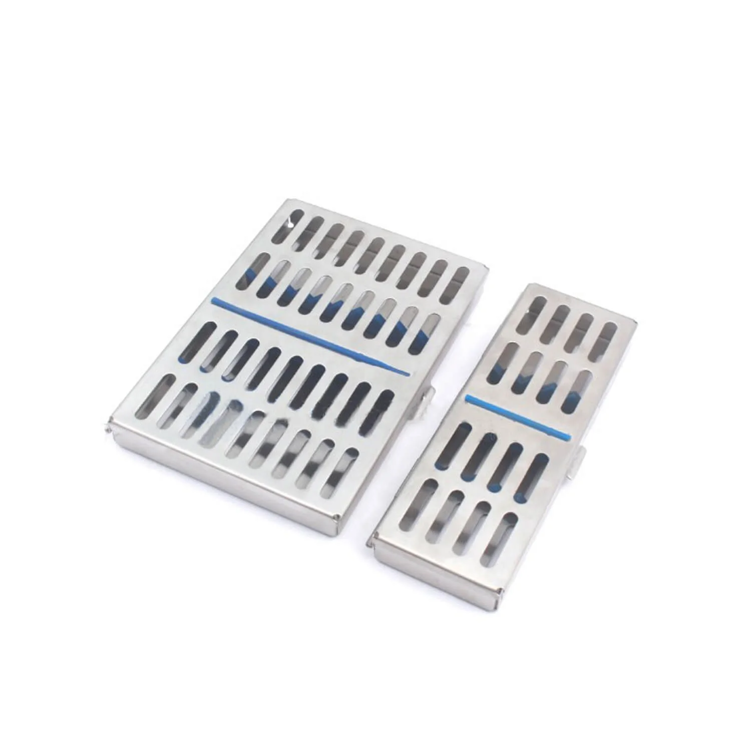 Autoclavable Sterilization Box Dental Cassette Tray Sterilization Cassette Box Tray for 5 Pcs and 10 Pcs