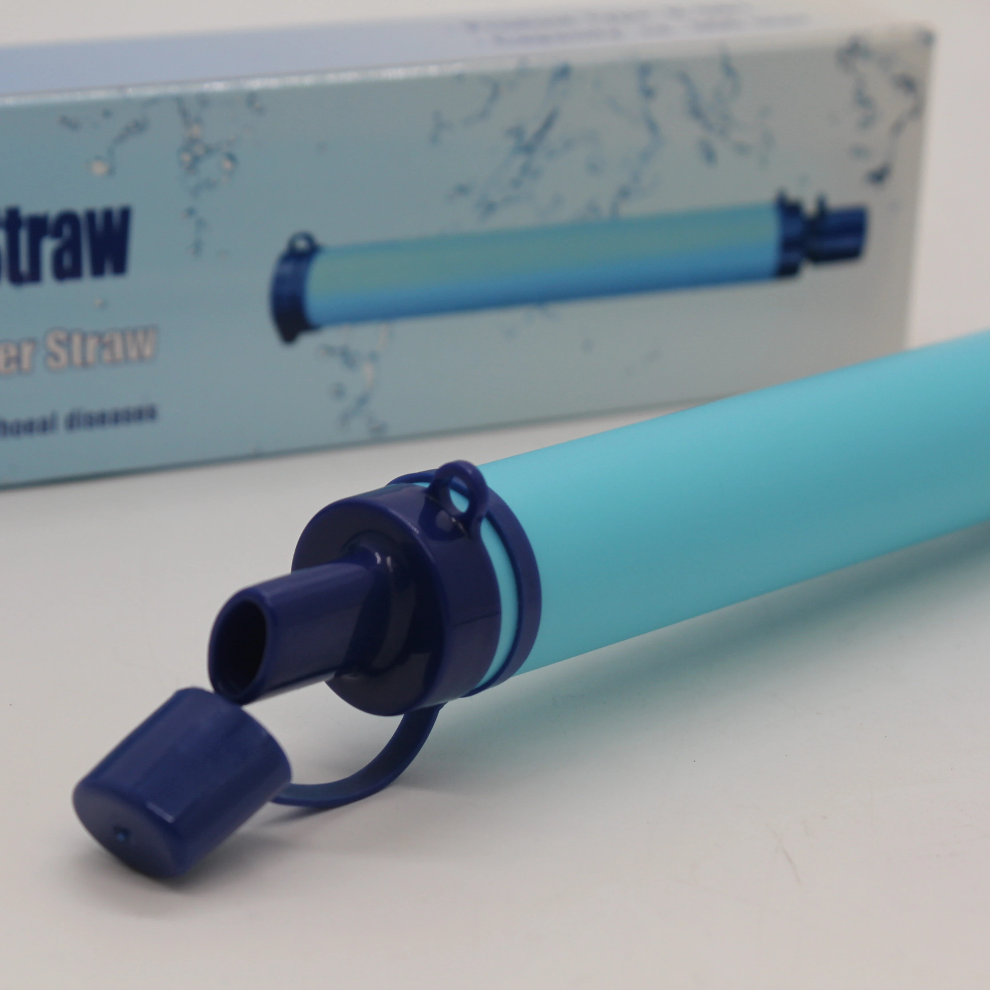 Survival gear Personal water filter bundle filtration straw purifier emergency water straw