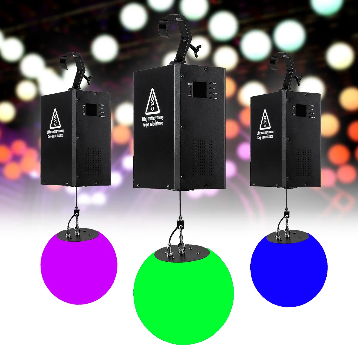 Wave Effect LED Matrix Light for Restaurant for Low-Cost Lifting Kinetic Ball for Nightclubs
