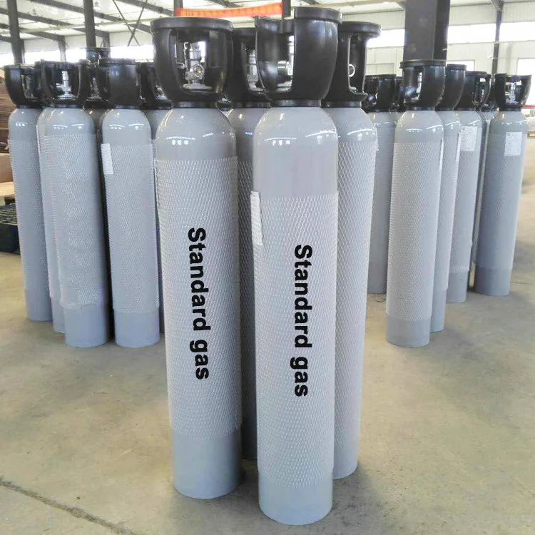 Coal mine testing mixed gas 4L ammonia standard gas with gas bottle