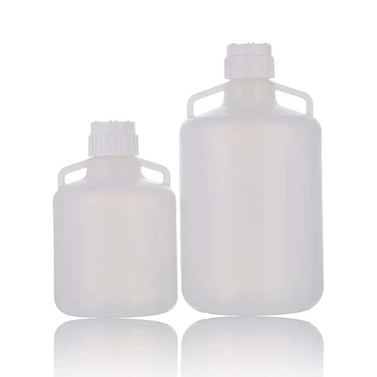 Easy to Carry 4L10L 20L 50L PP Plastic Nalgene Round Carboy for Laboratory Large Capacity Distilled Water Storaging Bottle