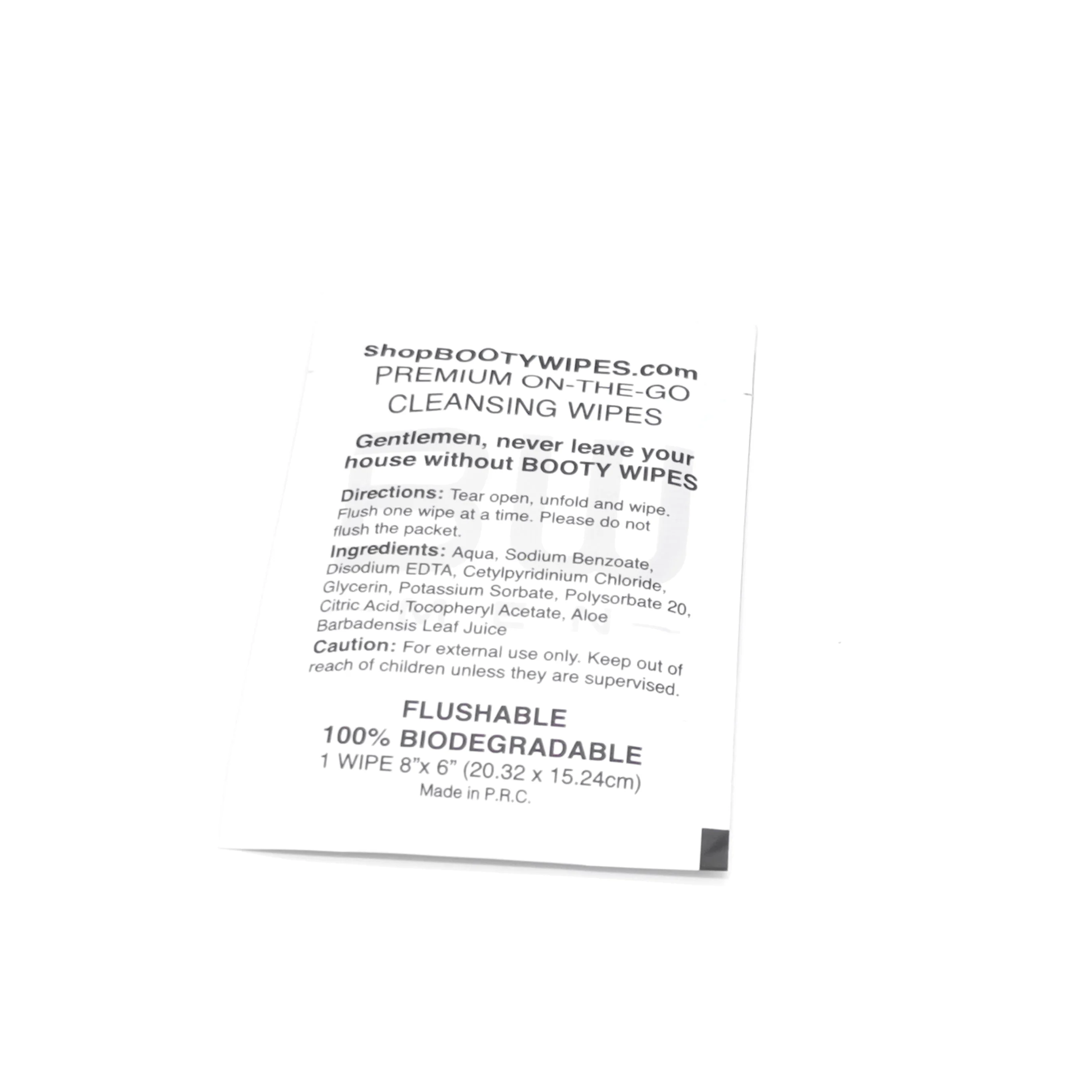 Individual packed flushable wet wipes flushable toilet wipes