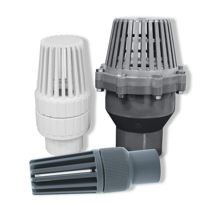 pvc foot valves  break valve for water pump plastic not easy to plug for pumping