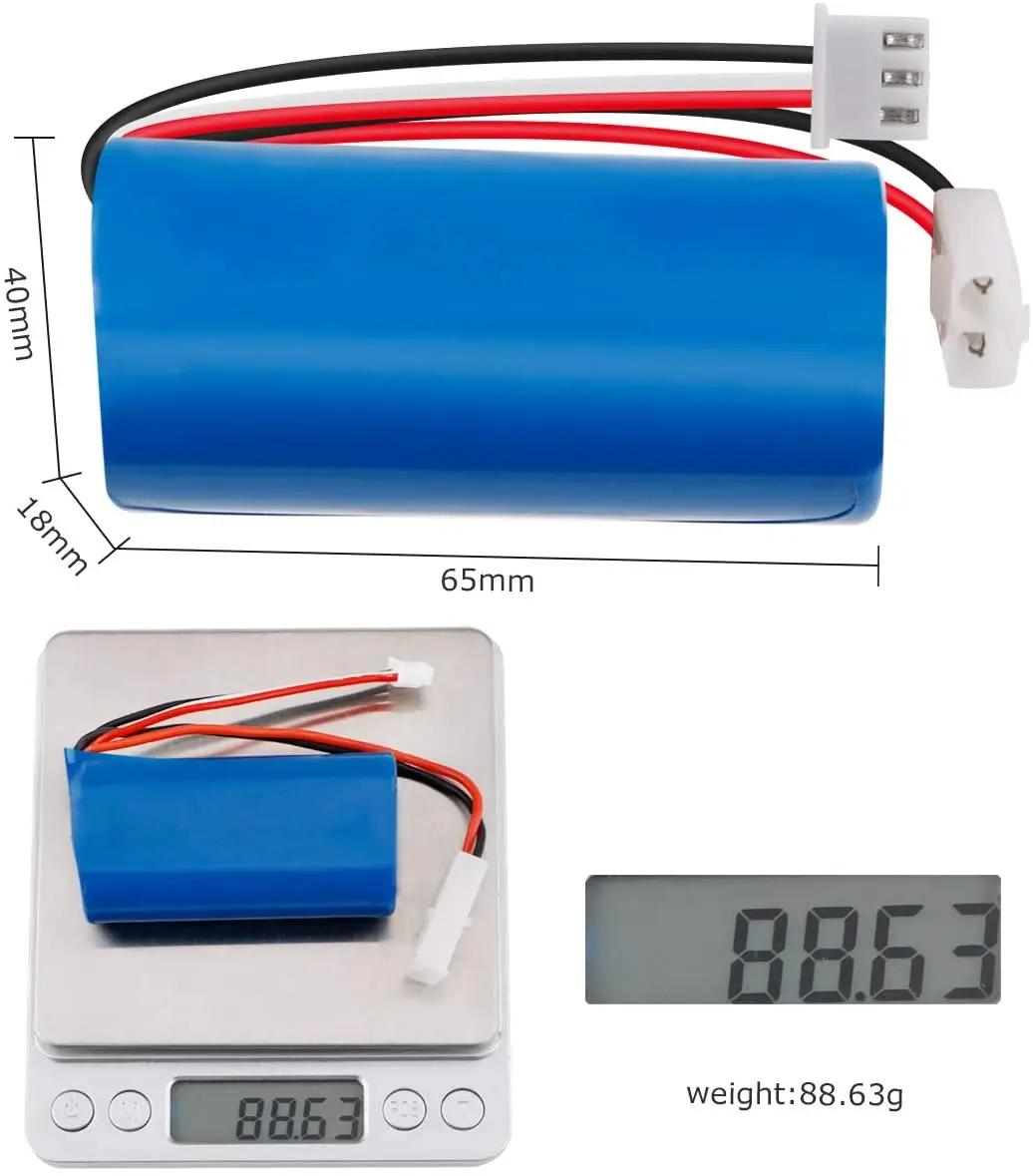 remote control cars 7.4V 1300mAh lithium battery