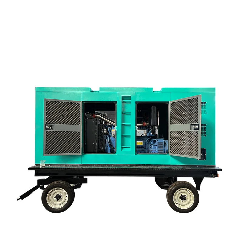 Outdoor 40 Kilowatt  Rainproof Diesel Generator Mobile Trailer 40KW generator diesel