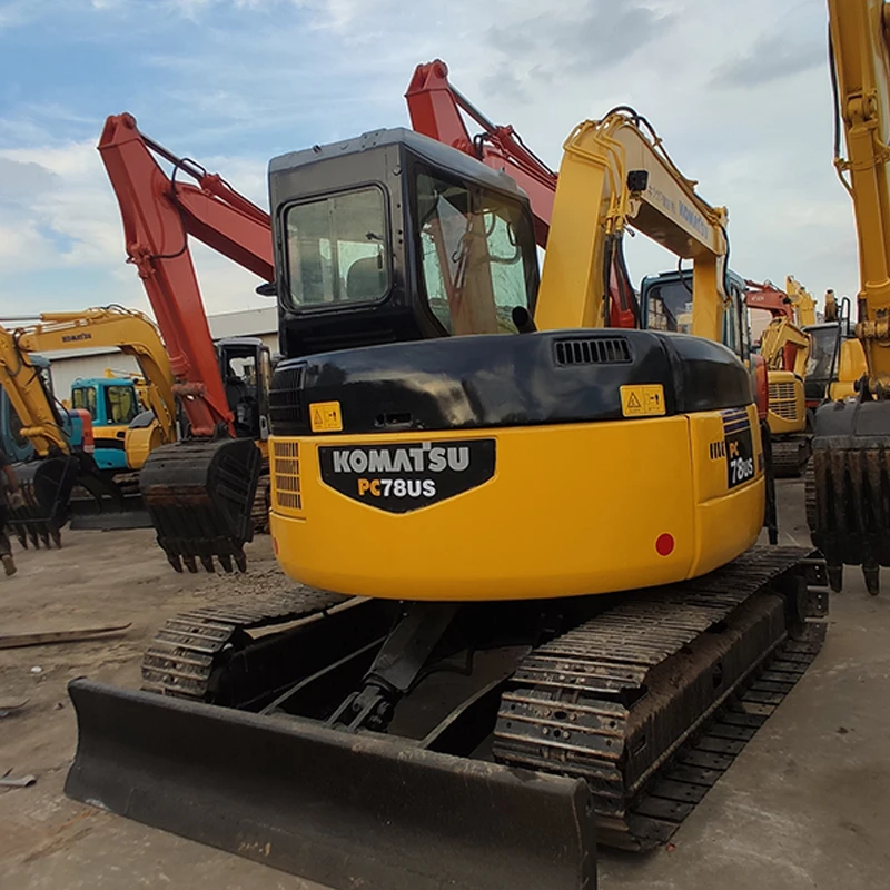 Original excavator machine  Used mini backhoe  komatsu excavator pc78 PC78US PC78-6 PC78-6NO