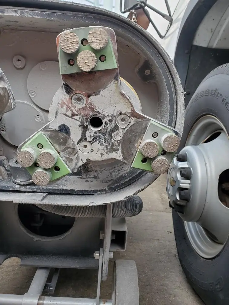 Lavina Grinding Shoe Quick Changing with Metal Magnetic Plate for Floor Grinder Adaptor