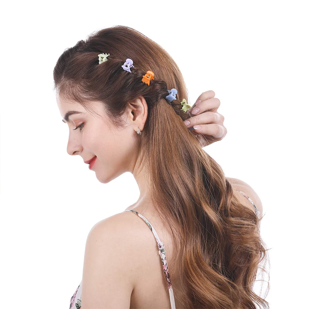 wholesale Mini Hair Claw Clips for Girls and Children Small Hair Clips Pins Clamps Non Slip Tiny Plastic Jaw Clips