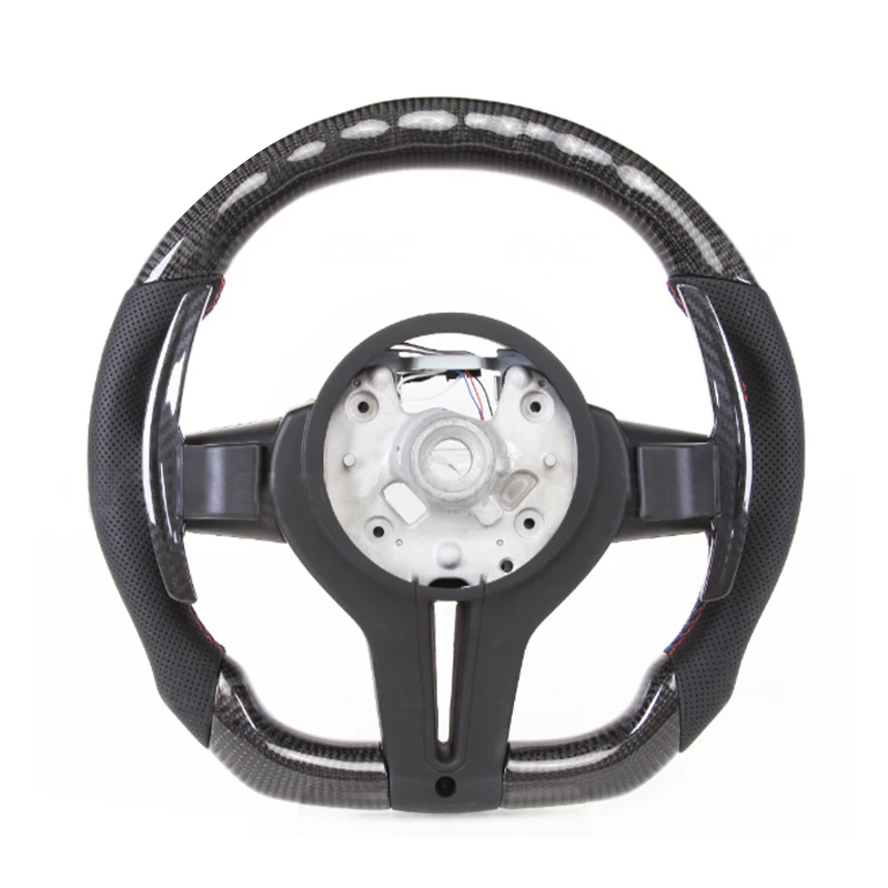 Customized Auto Car Accessories Carbon Fiber LED Steering Wheel For BMW M2 M3 M4 F30 F80 F87 X1 X2 X3 X4 Steering Wheel