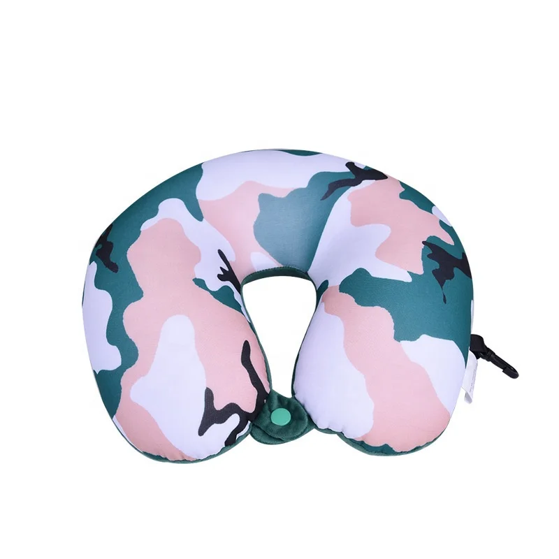 Spandex microbead neck support travel pillow