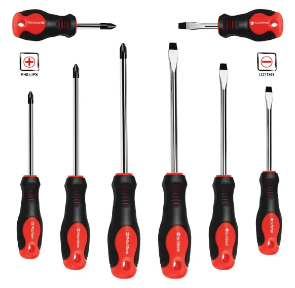 Hicen 39-Piece Magnetic Screwdriver Set with Plastic Shelf Organizer Include Precision Screwdriver Mechanics Tool Set for Men