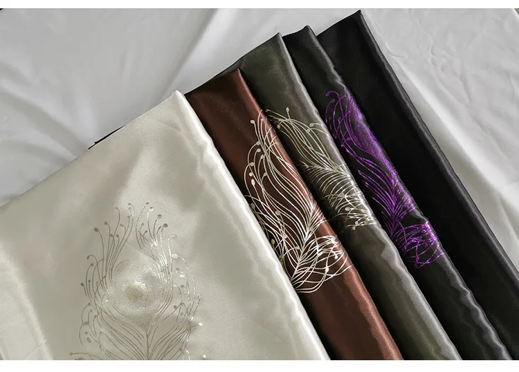 High-end Trench Coat Print Lining Fabric Gilt Twisted 250T Jacquard Lining Fabrics