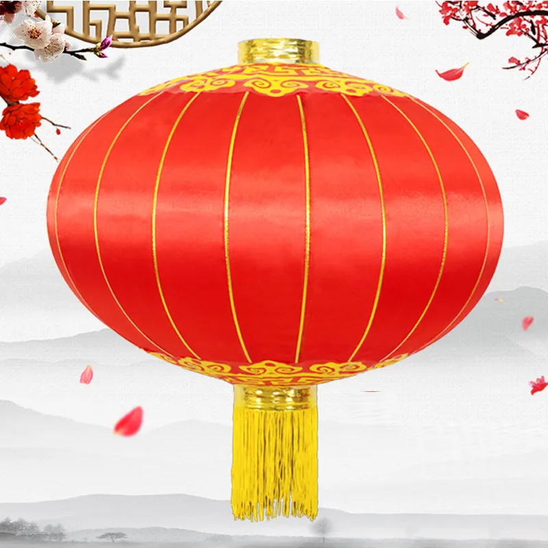 40cm 60cm 80cm 100cm Traditional Festival Nylon Chinese New Year Decoration For Decoration
