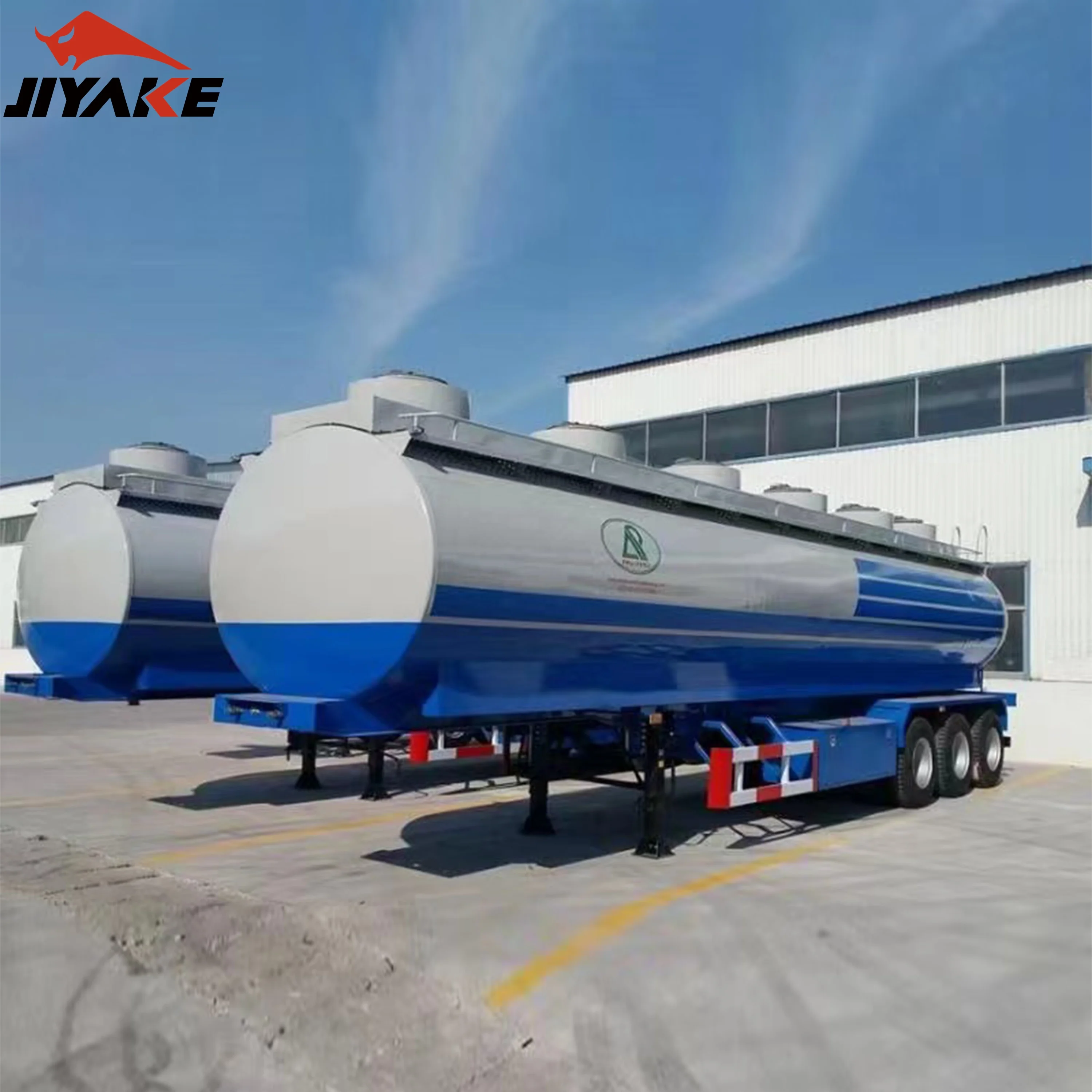 JIYAKE new design 3-axles Lpg Fuel Tank  Truck Semi Trailer for gas transport