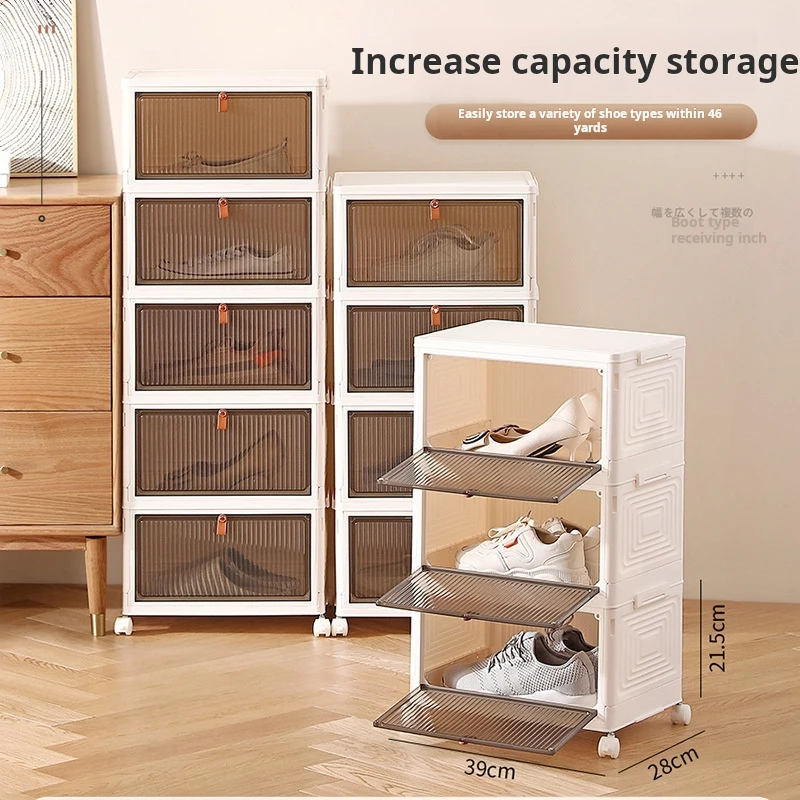 Storage Bins Plastic Stackable Large Stackable Collapsible Storage Bins With Lids and Doors