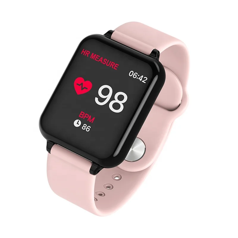 Top seal amazon B57 pedometer smart watch waterproof heart rate monitor cheap activity tracker bracelet for ios huwei phones