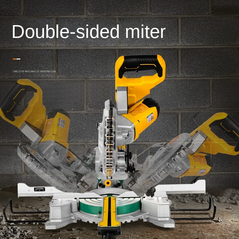 NEW  210mm 1800W Double Sliding Miter Saw Woodworking bench top miter saw