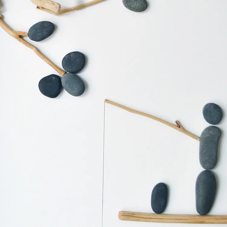 
Handmade Nordic Style Art Wall Decoration Wooden Painting For Living Room Or Restaurant 