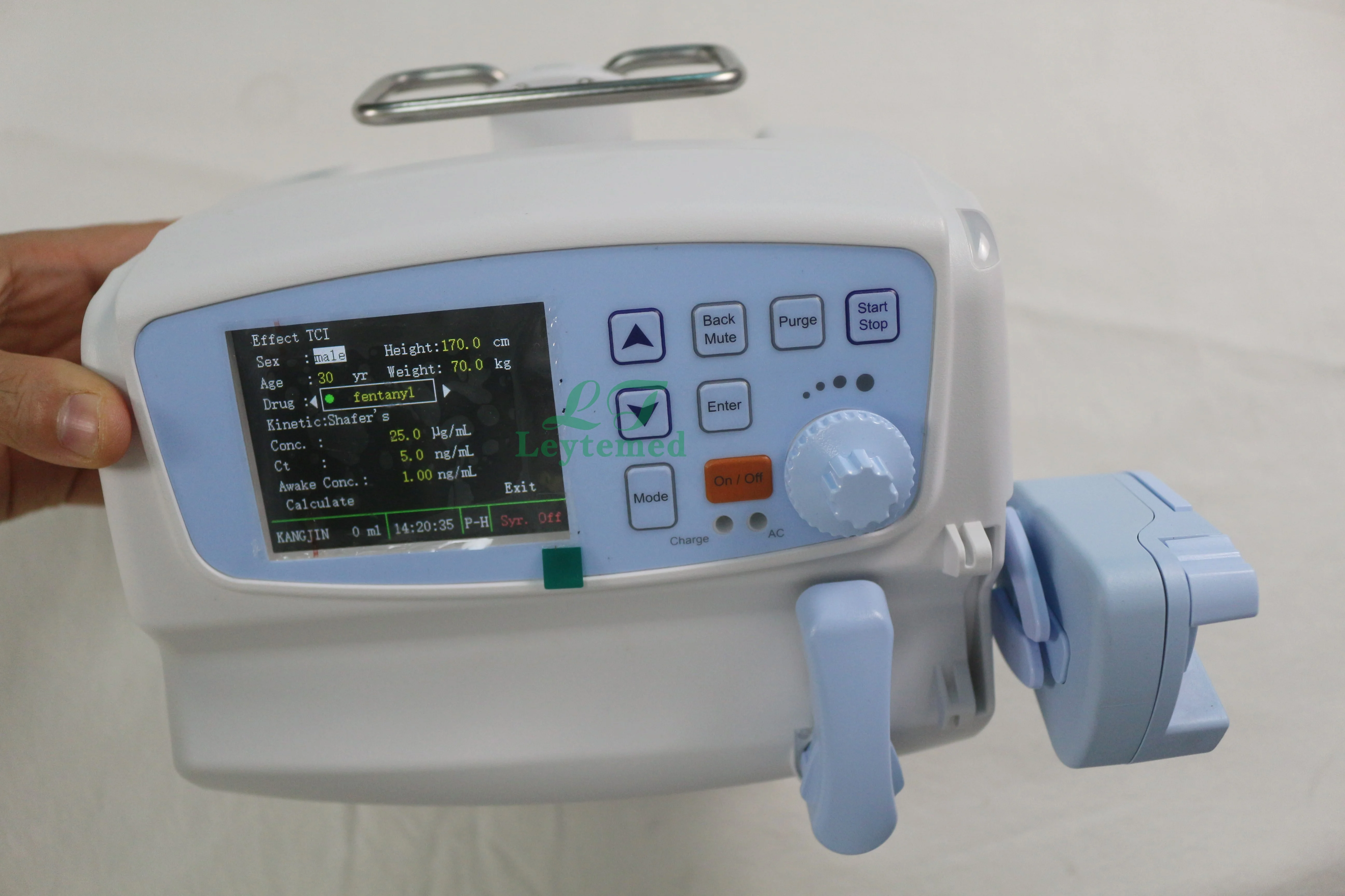 LTSI20 Clinical Nursing Target Controlled Infusion Hospital TCI Anesthesia Pump Portable Syringe Pump