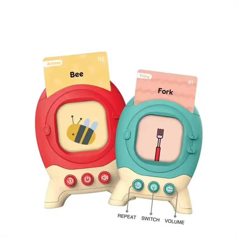 2024 New Arrival Mini Intelligent Flash Talking Cards Early Educational Learning Toy Smart Card Machine Early childhood toys