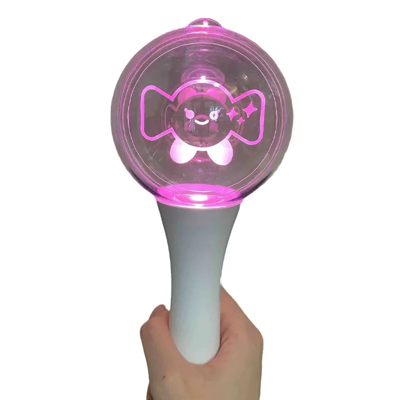 Custom Logo LED Color Changing Party Light Stick Acrylic Glowing Ball Light Stick