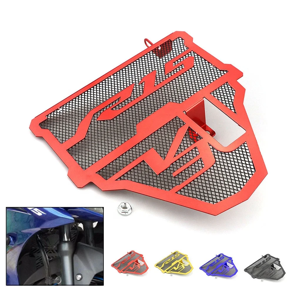 REALZION Motorcycle Racing Wholesale Water Tank Shield Network Radiator Grille Grill Guard Protector For Yamaha R15 V3 2017-2019