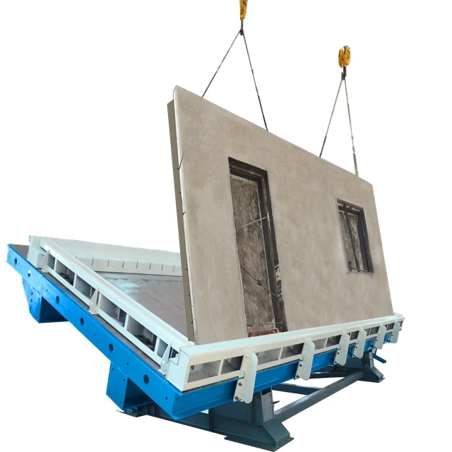 Precast concrete wall panel moulding for prefab house / low cost compound wall building machine