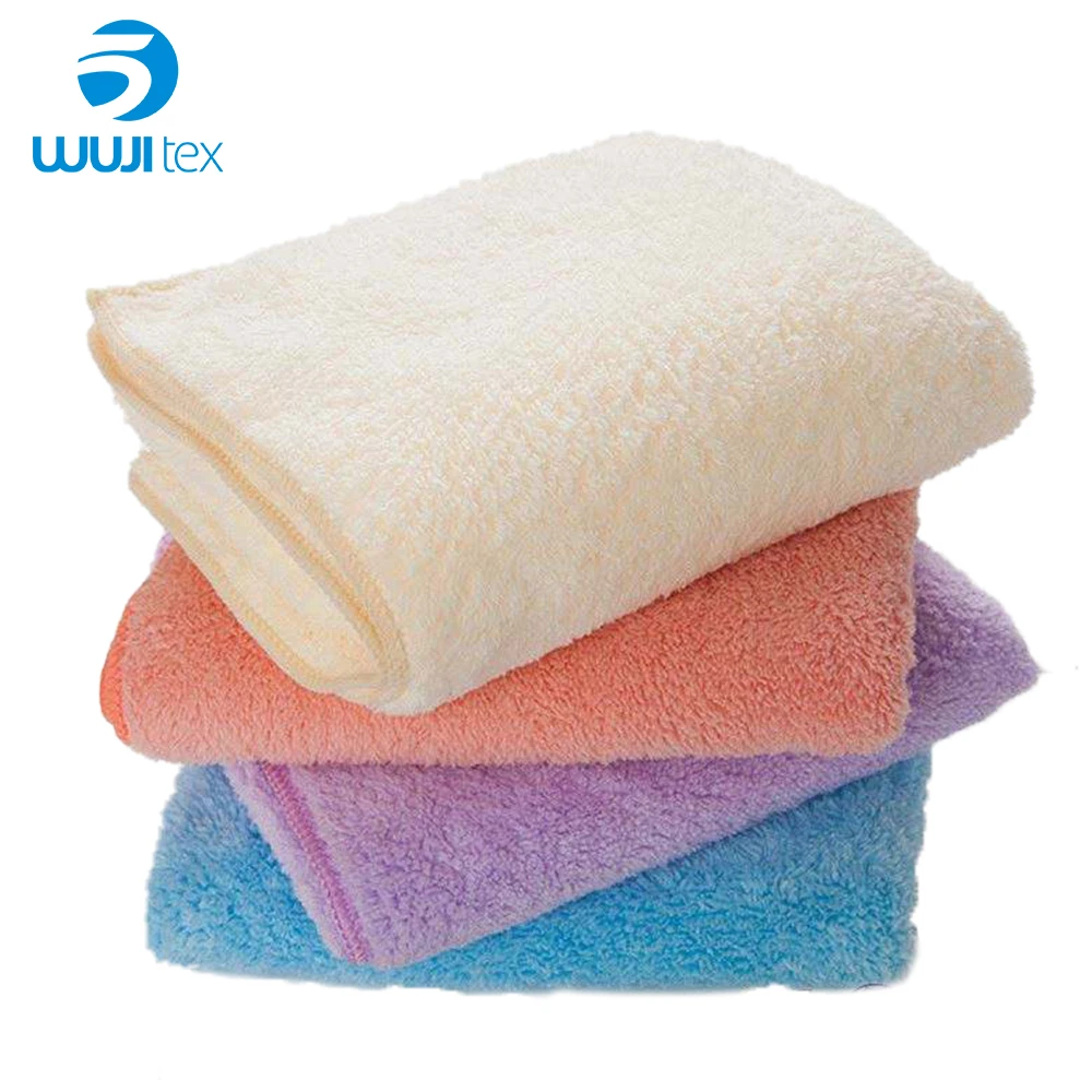 wholesale microfiber hair towel fast drying terry facial towel  hand body wrap spa towel bath baby