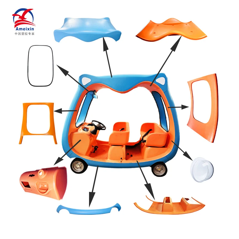 OEM Custom Vacuum Forming Machine Plastic Cover Large Thermoforming ABS Plastic Housing