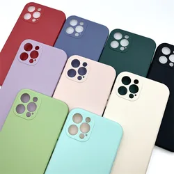 Hot Selling   Soft Silicone TPU Shockproof Case for iPhone 13 with Fiber Fabric Cloth case  for Redmi Note 10 Pro