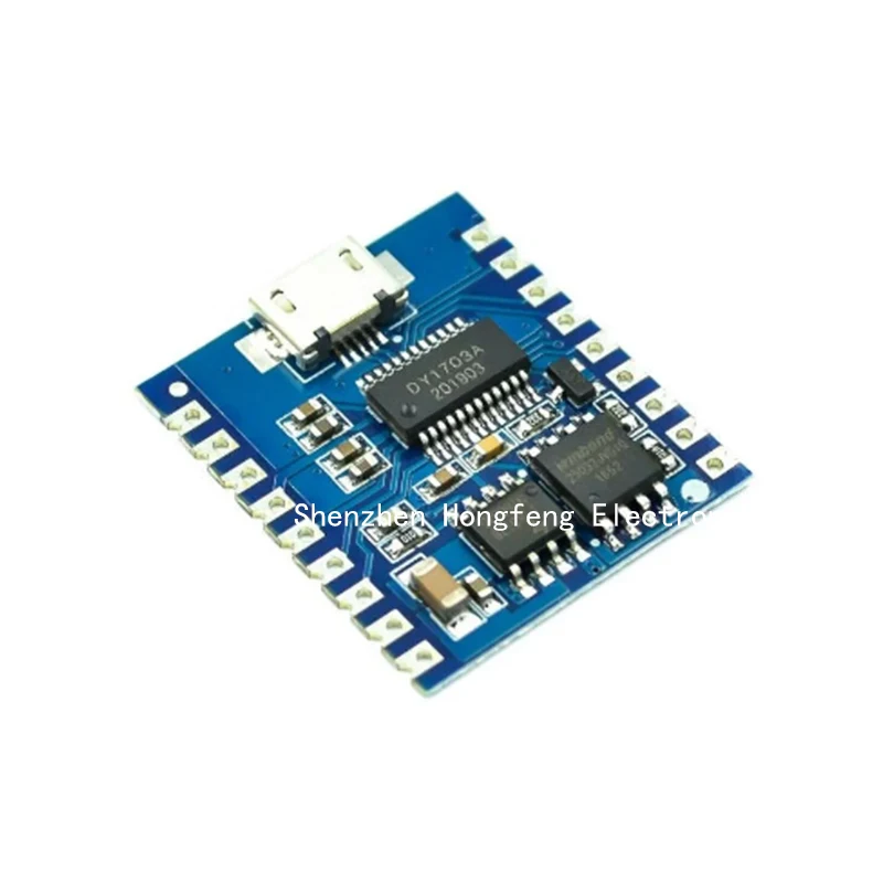 Voice playback module IO triggered serial port control USB download flash voice module DY-SV17F