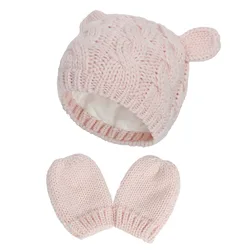 Winter Hat Baby Beanie Wholesale Keep Warm for Outdoor Unisex Winter Caps for Kids Image Knitted One Piece in One Poly Bag S16