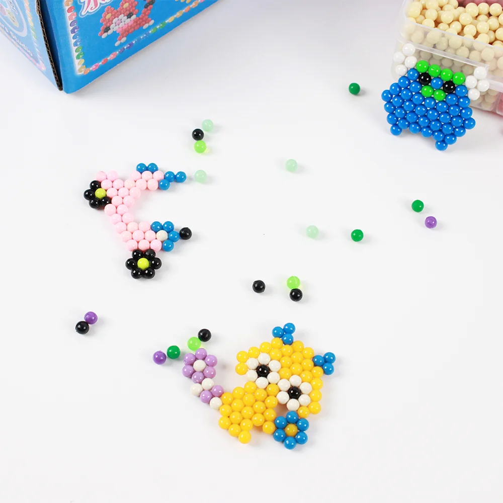 Fast shopping Children Polymer Material magic Water Sticky Bead with templates