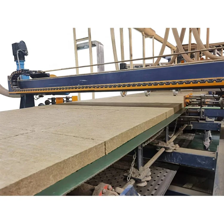 Manufacturer Soundproof Insulation Rock Mineral Wool Fiber Board Production Line