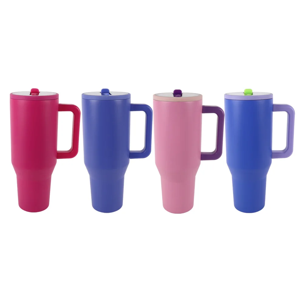 2024 Hydro 40oz Circular Lid for Stainless Steel Tumbler Vacuum Sport Bottle Flip Straw NO Spill Cold Water Jug Bottle