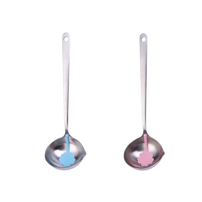 creative Stainless steel 304 Drain the spoon filter oil hot pot spoon tableware leaky spoon