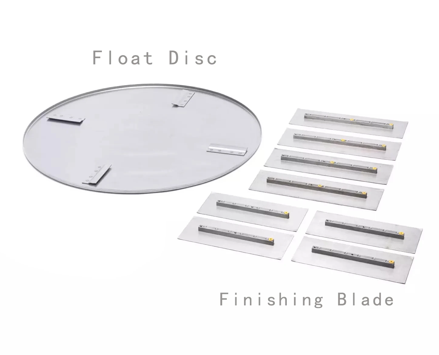 High Quality OEM Size concrete pavement float disc for gas Trowel trowel  ride on manganese polishing plate engineering Plate