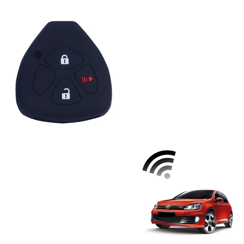 Различные защитные силиконовые чехлы для ключей Toyota