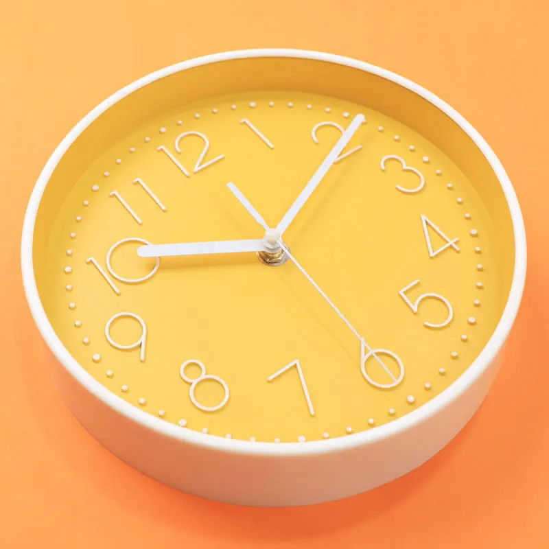 Hot Sale Home Decoration kids Digital 8inch Plastic 3D  desk table clock  for Living Room