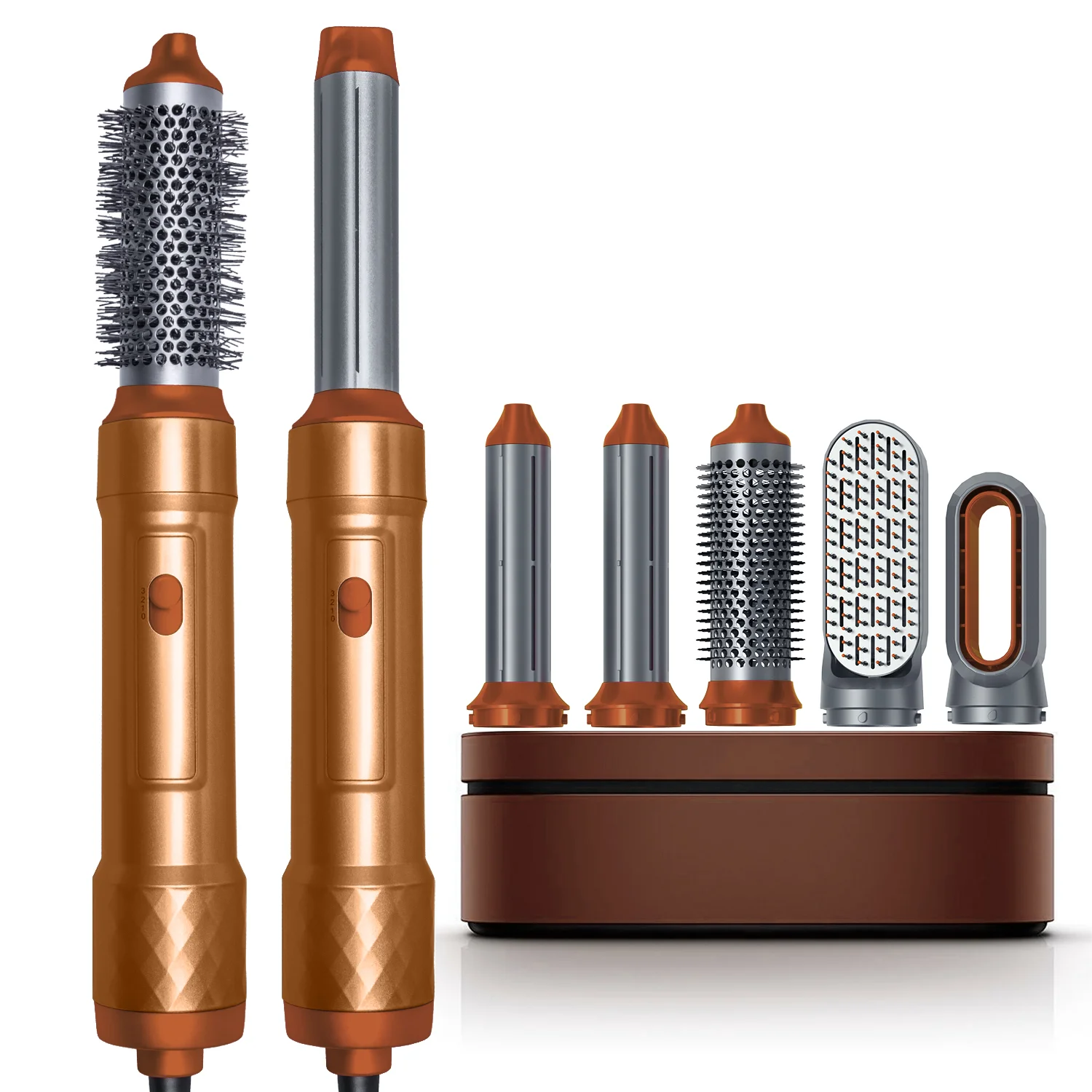 5 in 1 Auto wrap curler dryer Air Styler one step hair dryer and volumizer blow dry brush for curling drying straightening