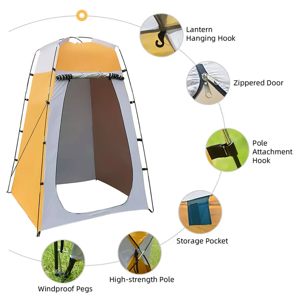 Shower tent Camping Bathing Collapsible Tent And Dressing Room Camping Bracket Outdoor Inflatable outdoor Tent