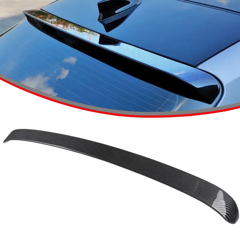 Car Rear Racing Roof Spoiler Wing ABS Glossy Black /Carbon Fiber JDM Style For Toyota Camry  LE SE XSE XLE 2018-2024