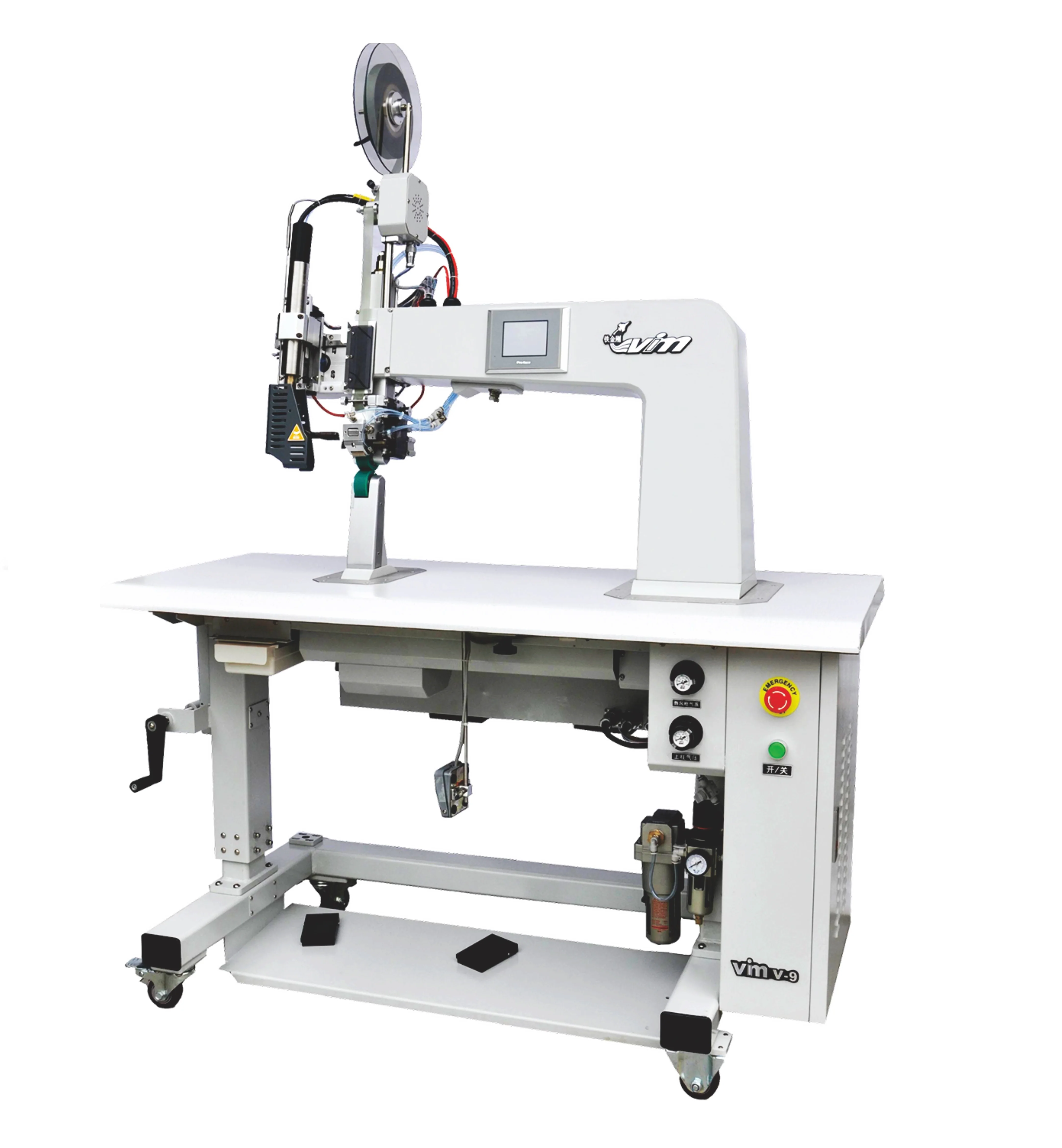 waterproof seam tape hot air seam sealing machine for fishing coat