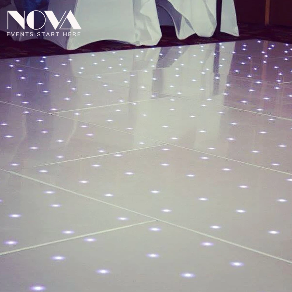 NOVA Christmas event hire large size movable and portable led dance floor for re-sell