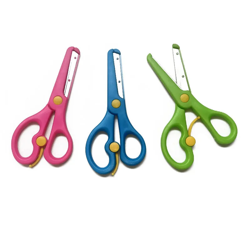 Безопасные ручные ножницы с круглой головкой для детей дошкольного возраста
