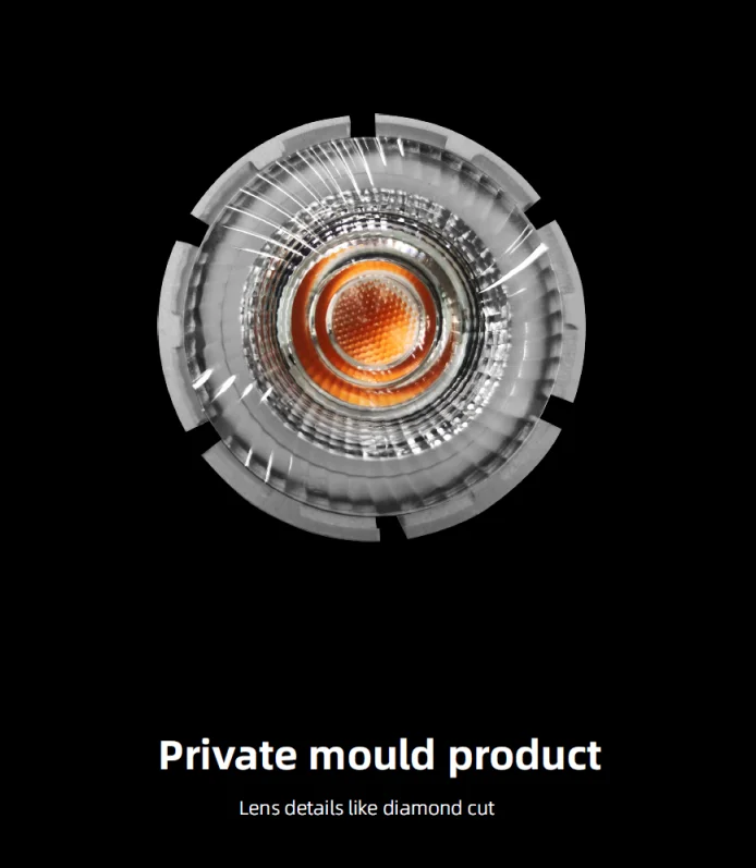 Spot light 5W 6W 7W led bulb lamp Triac Dimmable adjustable Angle zoomable 10 Degree GU10 MR16 spotlight