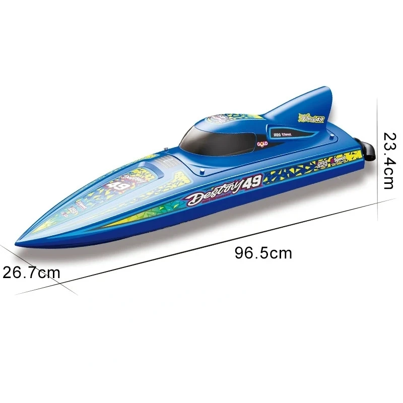 RC Large Turbojet Jet 60km/h SJY-TX949 2.4G Remote Control High Speed Boat Kids Ship Model Brushless Motor Summer Toy Water Game