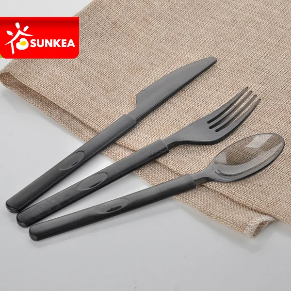 Picnic plastic cutlery set spoon fork and knife