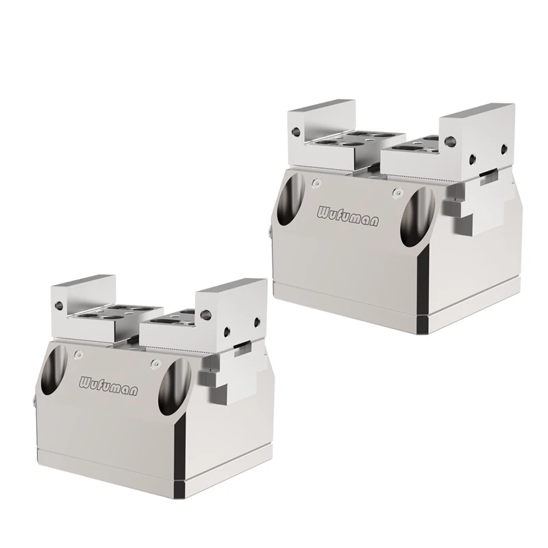 Hot sale WUFUMA SY-QDHQ100/150 Precision fixture pneumatic self center bench vise with cnc pallet SY-QDHQ100